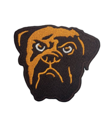Brown bear embroidery design