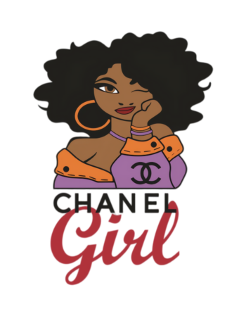 Melanin C girl iron on heat transfers for shirts