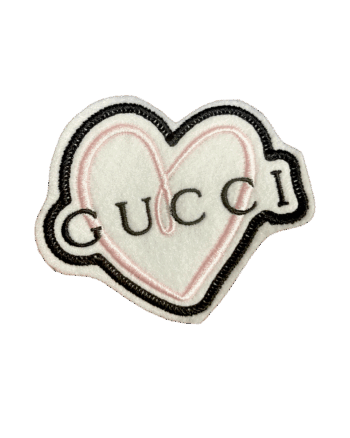 Heart G iron on embroidery patches