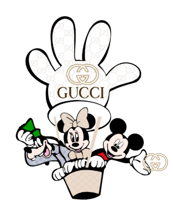 Disney mickey white hand iron on heat transfers