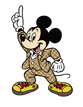 Disney mickey happy iron on heat transfers