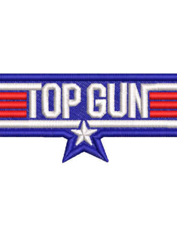 Top Gun Logo Embroidery Designs