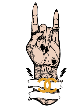 Hand CC iron on heat transfer