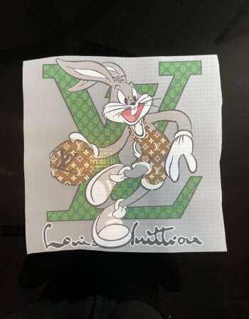 Bunny L iron on heat transfers