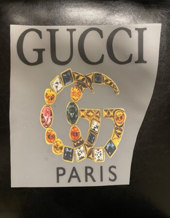 Big G Paris design iron on heat transfers