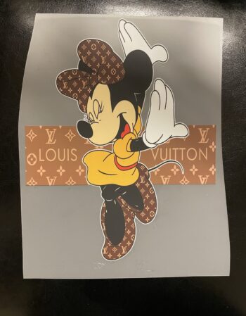 Cool Lady Mickey  L iron on heat transfers