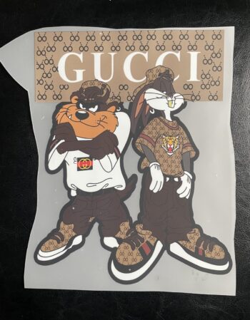 Cartoon design iron on heat transfers