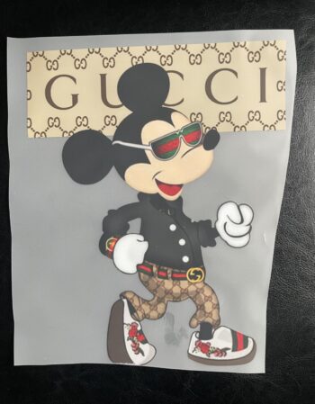 Happy Mickey design iron on heat transfers (Copy)