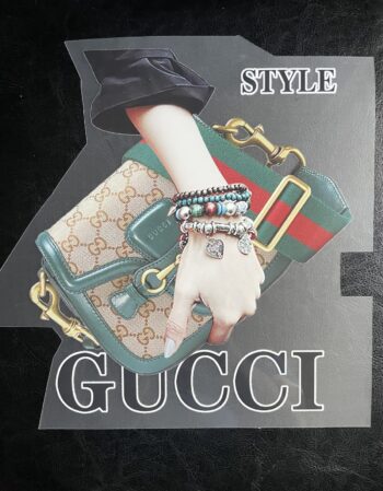 Bag style design iron on heat transfers