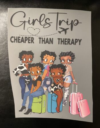 Betty girls trip melanin girl iron heat transfers