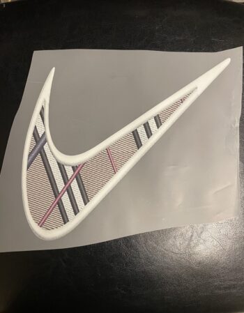 Swoosh pattern iron on heat transfers