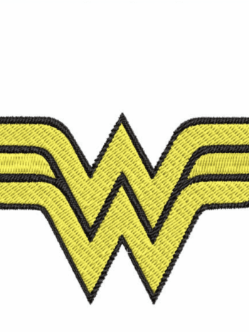 Wonder woman embroidery iron on patch