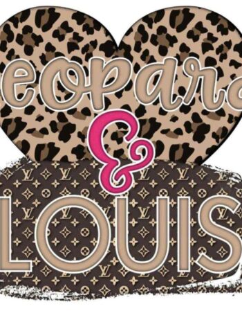 leopard and L iron on heat transfers