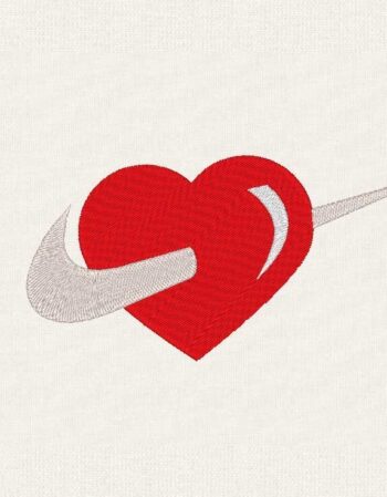 Valentine Heart iron on embroidery patches