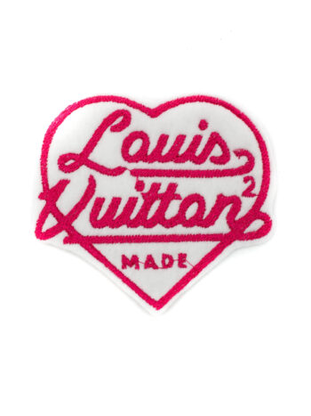 Made heart embroidery iron on patches