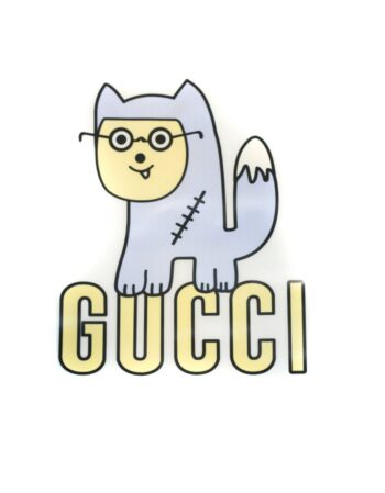 Gray cartoon fashion iron on heat transfers