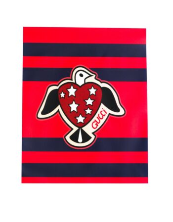 Red and blue fashion iron on heat transfers