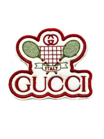 Racket G iron on embroidery patches