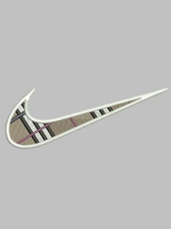 Pattern Swoosh iron on embroidery patches