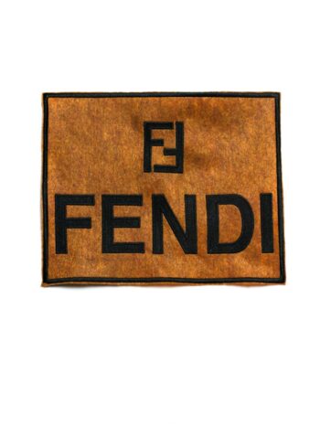 large Felt logo F iron on embroidery patches