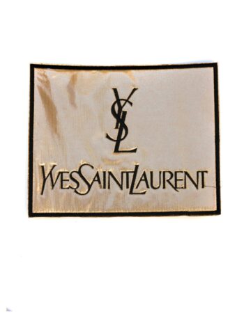 large Metallic logo Y iron on embroidery patches