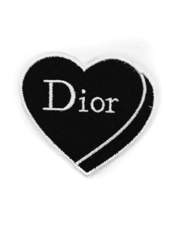 Heart dr double iron on embroidery patches