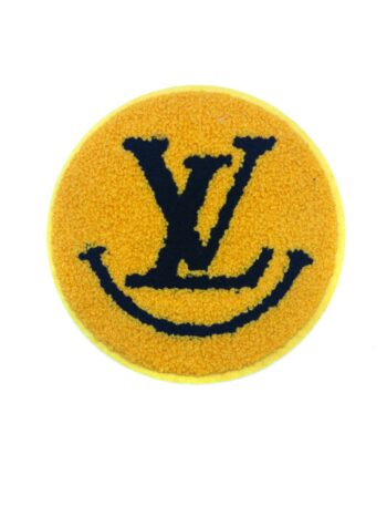 Smiley L chenille patches iron on