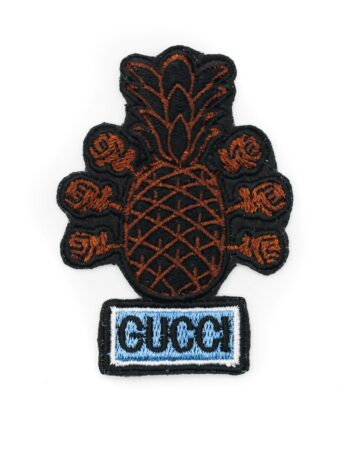 Pinneaple G iron on embroidery patches