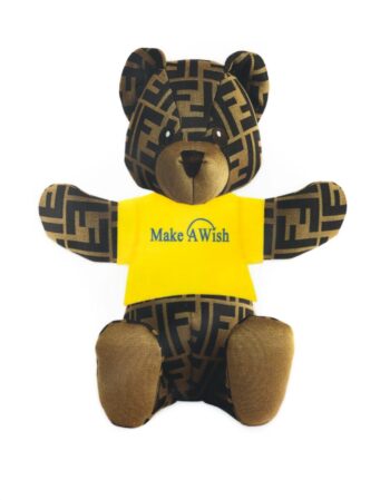 Brown fashion bear iron on heat transfers