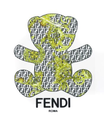 Black fashion bear iron on heat transfers