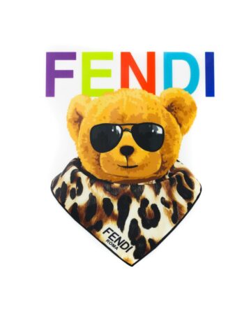 Bear colorful glasses iron on heat transfers