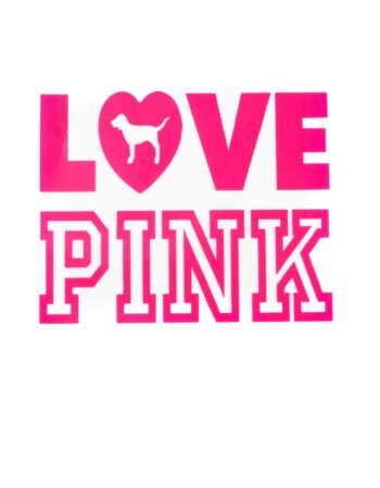 love pink Iron On heat transfer