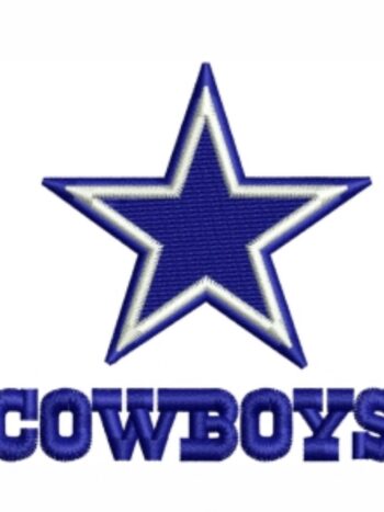 Dallas cowboy NFL logo embroidery patch