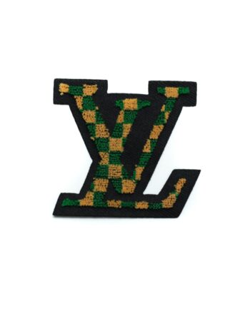 Pattern L smooth chenille iron on patches