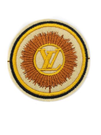 Small round embroidery iron on patches