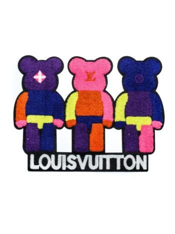 Three bear varsity iron on chenille patches