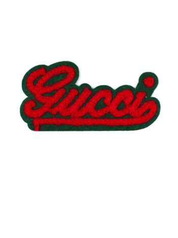 Red letter iron embroidery patches