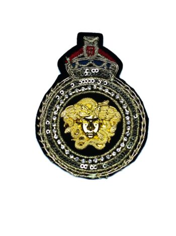 Head badge embroidery patches