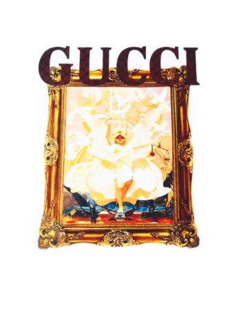 Vintage mirror iron on heat transfer