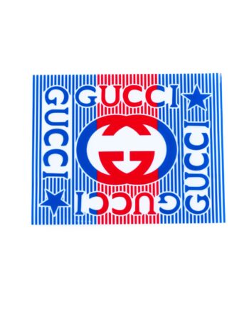 Red blue star iron on heat transfer