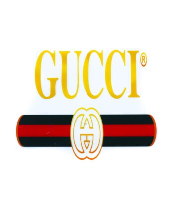 Gold letter iron on heat transfer