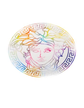 Colorful head iron on heat transfers