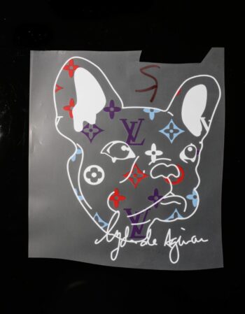 Dog design iron on heat transfers