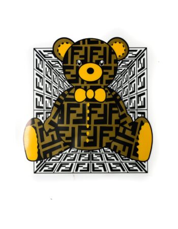 Bear bow design iron on heat transfers