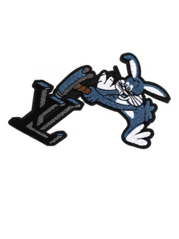 Bunny Letterman letters iron on chenille patches