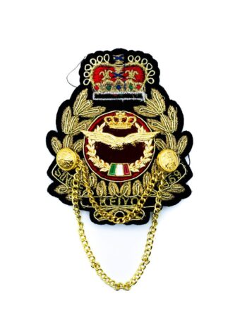 Metal Chain badge embroidery patches