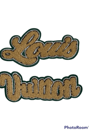 2pcs Varsity letters iron on chenille patches