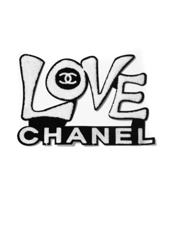 large Chenille patches love Iron on patches