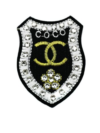 Beaded Coco Iron on Embroidered patch