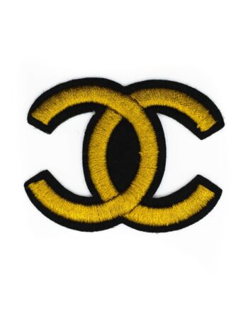 Gold Iron on embroidery patches